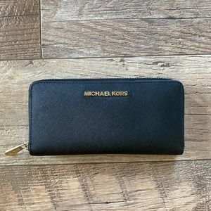 Michael Kors Black Long Wallet